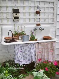 Pallet Potting Bench Garden Sink