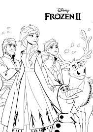 Tranh tô màu Elsa và Anna 15 « in hình này
