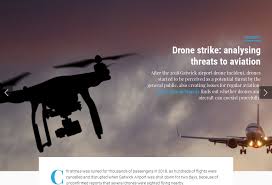 drone strike ysing threats to