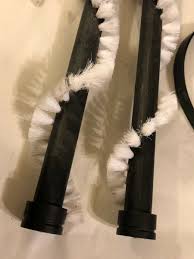 roller brush bars belt retainers for