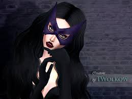 the sims resource huntress mask by