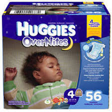 Huggies Overnites Diapers Size Count