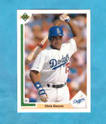 Not only did upper deck's third issue present the same basic clean white motif with stunning photos on both card fronts and backs as the 1989 and 1990 sets, but it completed a theme. 1991 Upper Deck Baseball Card 560 Chris Gwynn Dodgers Ebay