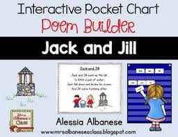 Interactive Pocket Chart Poem Builder Jack And Jill
