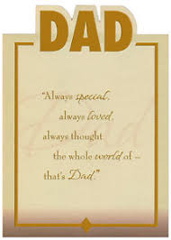Die Cut Dad Gold Foil Lettering And Frame Top Fold Birthday Card