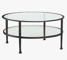 Tanner Round Coffee Table Pottery Barn