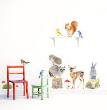 Forest Animals Wall Stickers Woodland