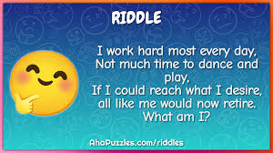 riddle answer aha puzzles