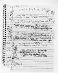With friends isint it funny almost every thing teens do is wit friends:p. Nirvana Poster Pages Kurt Cobain Hand Written Smells Like Teen Spirit Lyrics J24 Ebay