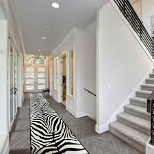 zebra print hallway carpet runners runrug