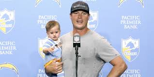 The chargers feature one of nick's favorite quarterbacks, philip rivers. Quarterback Philip Rivers Holds Press Conference With Baby Number 9 In His Arms
