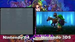 Zelda Majora's Mask 3D (3DS VS N64) Intro Comparison (OLD VS NEW) Graphic  Comparison - Vídeo Dailymotion