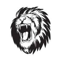 lion roar vector art icons and