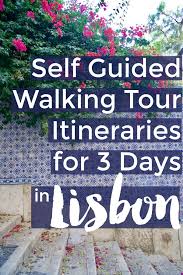 self guided walking tour itineraries