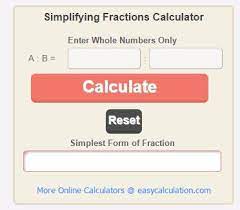 Simplifying Fractions And Complex Fractions