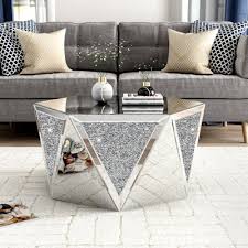 Glass Coffee Table Mirrored