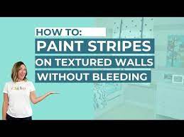 How To Paint Stripes On Textured Walls