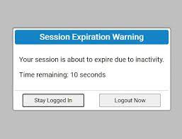session expiration warning popup plugin