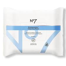 no7 biodegradable cleansing face wipes