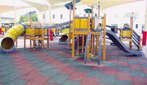 safest outdoor play area flooring