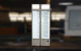 Glass Door Refrigerator Freezer Combo