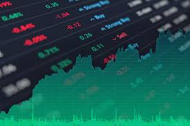 Stock Ticker And Area Chart Free Image Download