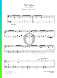 To read the pdf format your computer must have a pdf reader software. Bella S Lullaby Sheet Music Piano Solo Pdf Download Streaming Oktav