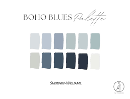 Boho Blues Color Palette Sherwin