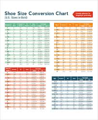 Free 8 Size Chart In Examples Samples In Pdf Examples