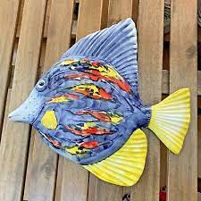 Bassano Ceramic Fish 3d 13 3 8in Wall