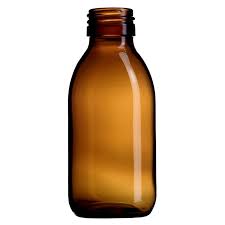 300ml Amber Glass Alpha Bottle With
