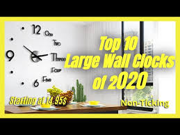 Top 10 Best Large Wall Clocks In 2022