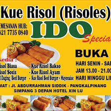 Risol sayuran, daging baso & beef burger. Kue Risol Ido Special Posts Pangkalpinang Sumatera Selatan Indonesia Menu Prices Restaurant Reviews Facebook