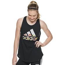 Womens Adidas Floral Tank Products In 2019 Adidas Women