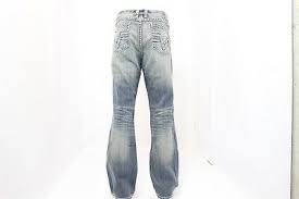 Affliction Mens Denim Jeans Standard Series Straight Leg Size 33 X 35 Ebay