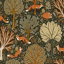 wildlife fabric wallpaper and home