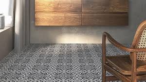 Devonstone Grey Patterned Feature Floor