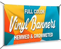 multicolor vinyl advertising banner