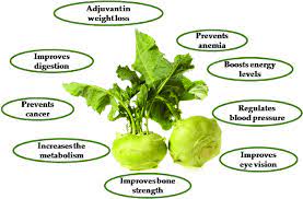 health benefits of pale green kohlrabi