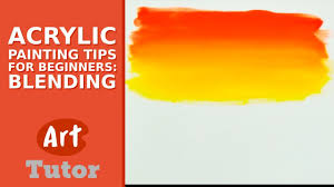 acrylic painting tips for beginners