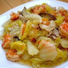 shrimp and chinese cabbage recipe