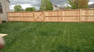 A shadow box fence is a type of privacy fence constructed by placing pickets on opposite sides of the fence, with each picket spaced out. Wood Fence Central Iowa Fencing