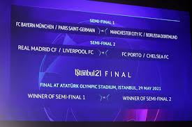 Uefa champions league final 2021: Champions League Quarter Final Fixtures 2021 Iuvqrz4mea0vrm Uefa Champions League Quarter Final Fixtures By Adioolayi M Furiafuria