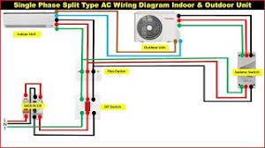 single phase split ac wiring diagram