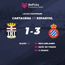 1x2, both teams to score, over/under 2.5 goals, handicap, correct score Cartagena Vs Espanyol Predictions Preview And Stats