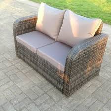 curved rattan garden furniture