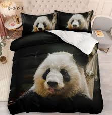 china panda king size animal duvet