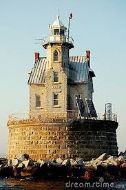 1878 Gothic Revival Styled Race Rock Lighthouse Built Of