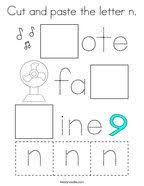 Free printable letter n coloring pages of alphabet. Letter N Coloring Pages Twisty Noodle