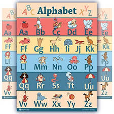 Amazon Com Alphabet Abc Poster Educators Classroom Chart